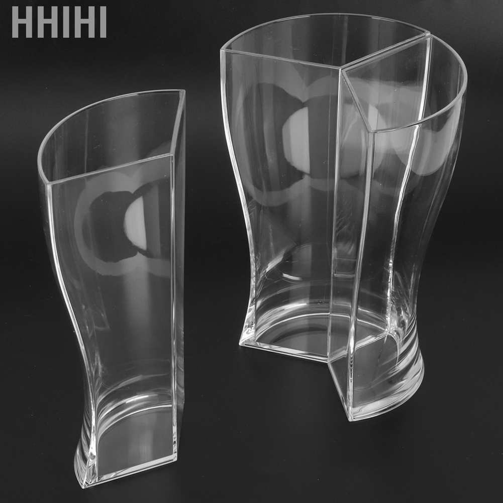 Hhihi 3-in-1 Cup Multifunction Acrylic Beer Liquor Divider for Holiday Birthday Party