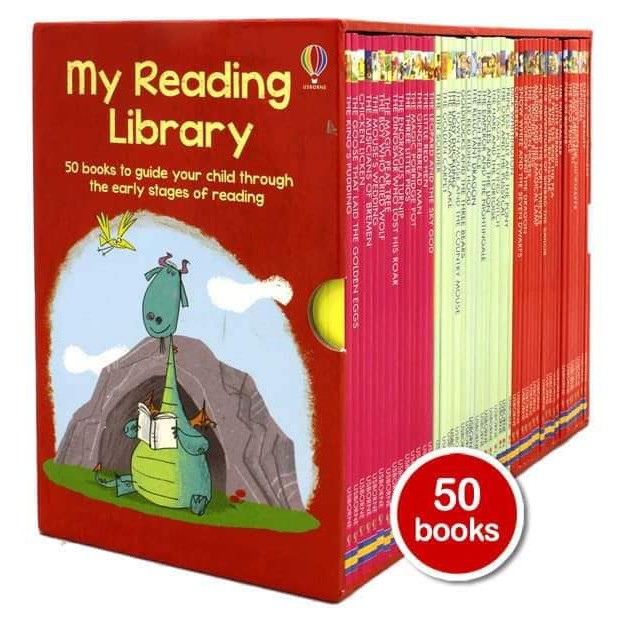 Bộ nhập - Usborne My First Reading Library (Bộ đỏ - Usborne đỏ 50q)