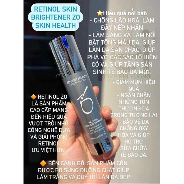 Kem chống lão hoá ZO Skin Brightener Retinol 50ml