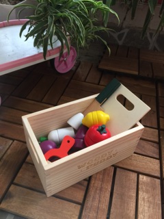 Đồ chơi cắt hoa quả gỗ