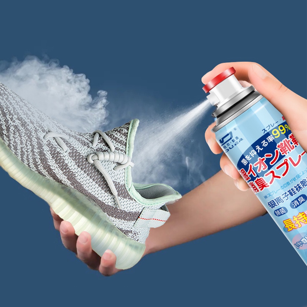 Chai Xịt Khử Mùi Giày Dép NaNo Bạc T1 - Bình Sịt Khử Mùi Hôi Chân - Tất Nam Nữ
