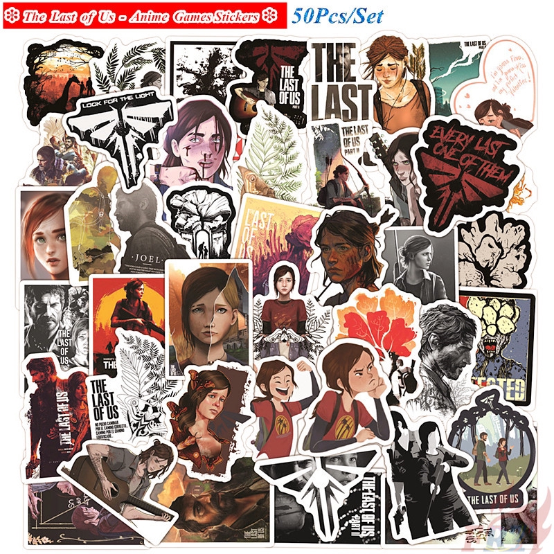 ❉ The Last of Us - Series 01 Anime Games Stickers ❉ 50Pcs/Set DIY Fashion Luggage Laptop Skateboard Doodle Stickers