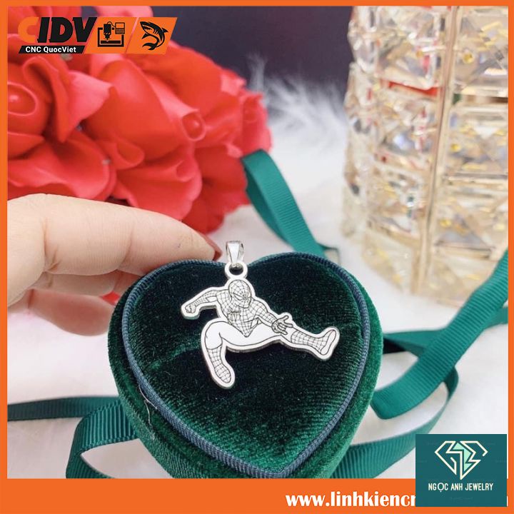 Dây chuyền bạc, vòng cổ bạc  cho bé trai ,mặt khắc tên ,mẫu ngộ nghĩnh khắc tên miễn phí -g250