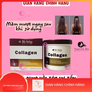 Hấp phục hồi tóc colagen giúp tóc mềm mượt hũ 500ml