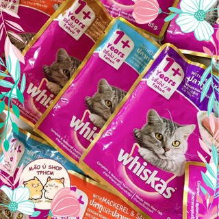 ktoan WHISKAS PATE GÓI 85g (MÈO LỚN-MÈO CON) T