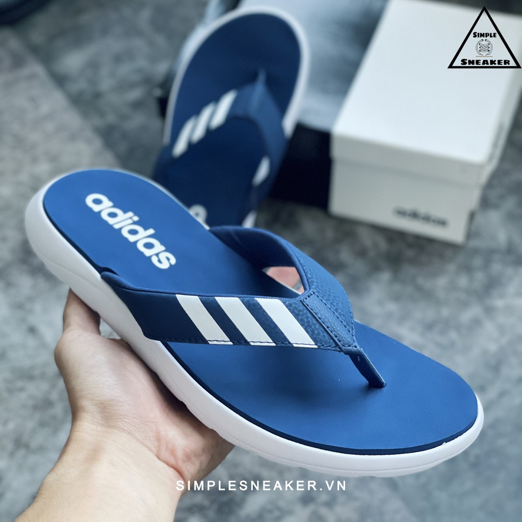 [Adidas giày]Dép Adidas Xỏ Ngón 💙FREESHIP💙 Dép Kẹp Adidas Auth - Adidas Comfort Flip Flops Core Bl ?