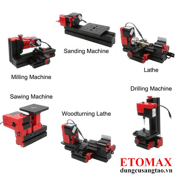 Bộ công cụ gia công mini 6in1