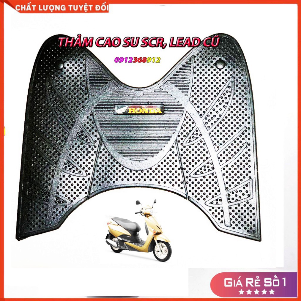 THẢM CAO SU CHO XE LEAD 2010 , SCR ( ĐEN LOẠI DÀY)