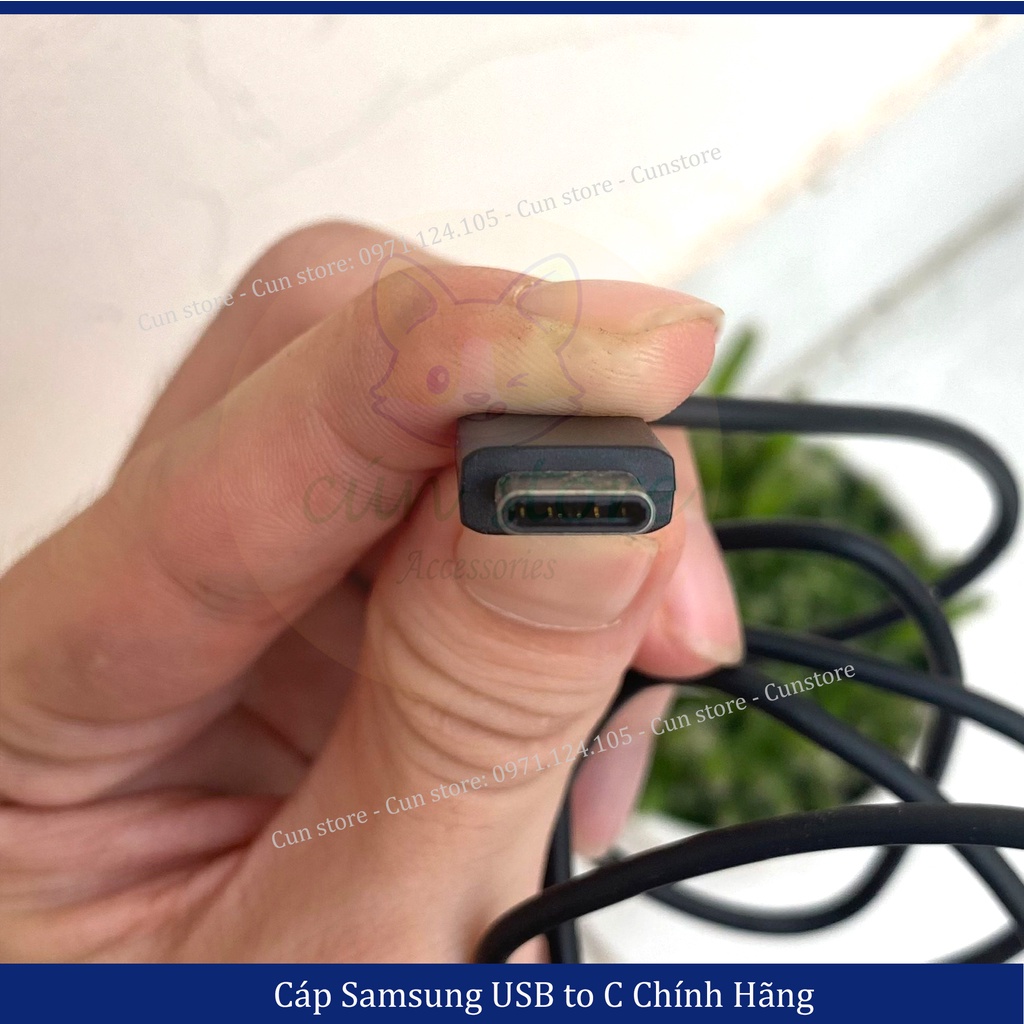 Dây cáp sạc nhanh Samsung USB type C chính hãng - Sạc siêu bền | Bảo hành 6 tháng