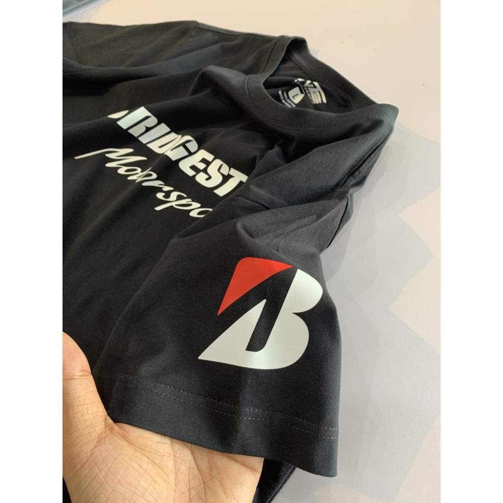 Áo Thun Biker - Bridgestone Motorsport Unisex Nam Nữ tay ngắn có Big Size Cho