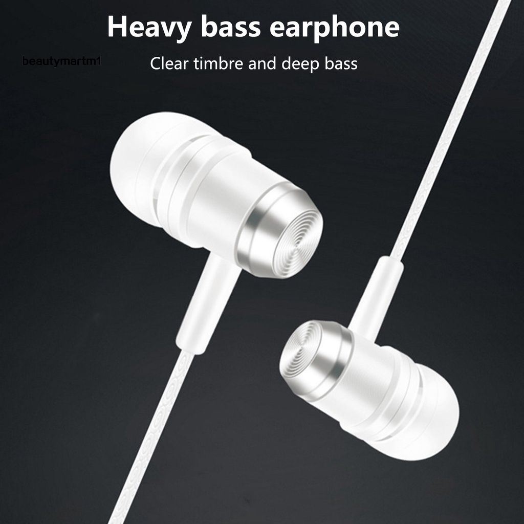Tai Nghe Nhét Tai Beautymartm1 Chống Ồn Jack 3.5mm Âm Thanh Stereo Sống Động