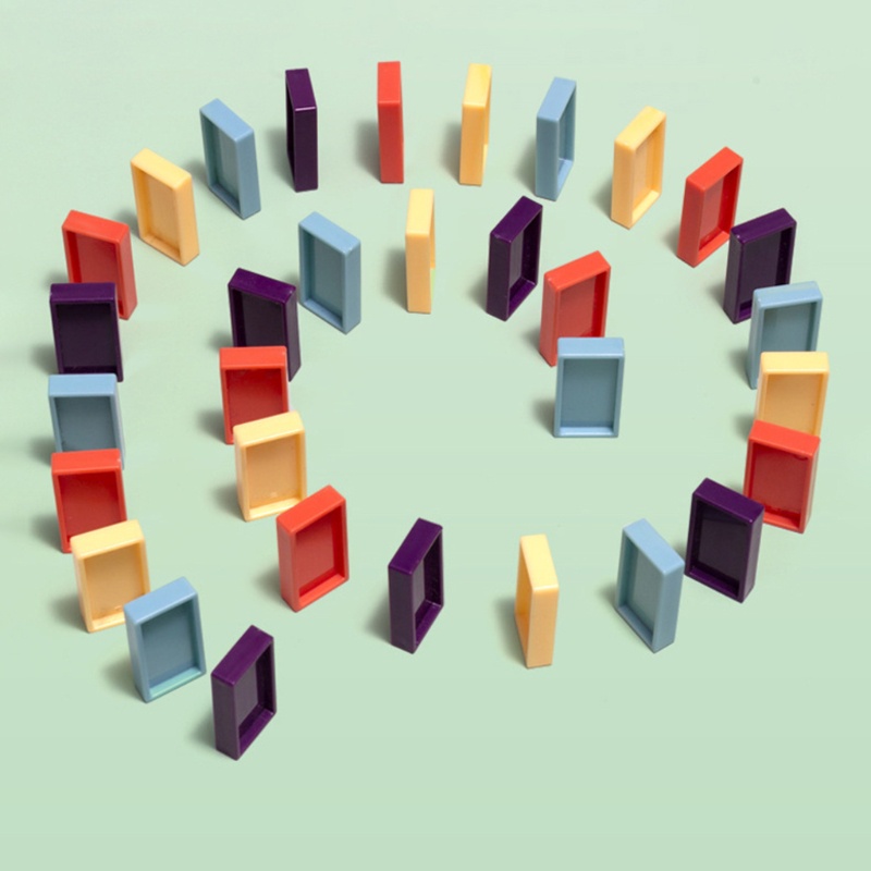 Bộ Đồ Chơi Lắp Ráp Domino DIY Vui Nhộn Cho Bé