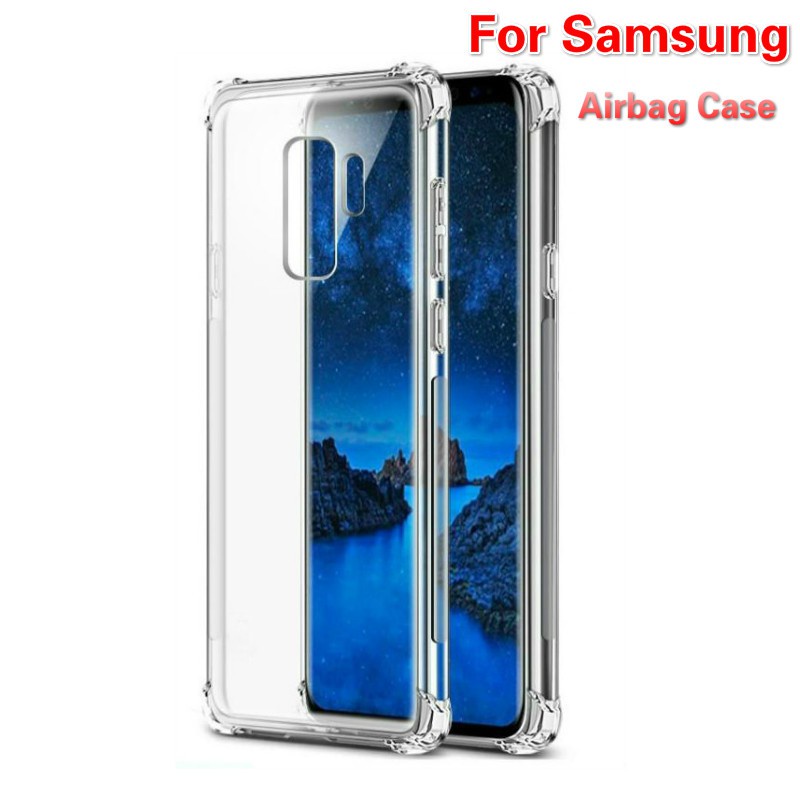 Ốp điện thoại túi khí chống sốc trong suốt cho Samsung S22 S21 S20 FE S10 S9 J6 Plus Ultra A33 A53