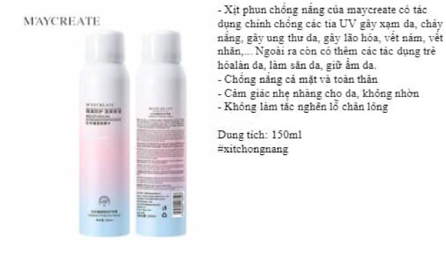 [ 10 CHAI GIÁ 32K[ XỊT CHỐNG NẮNG