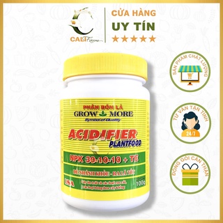 Phân bón lá Grow More NPK 30-10-10 + TE USA 100g Giúp cây đẻ nhánh khỏe và ra lá tốt