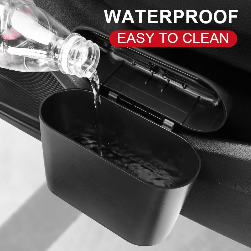 Thùng rác xe hơi ABS màu đen đa năng cho Suzuki Vitara Swift Xl7 Presso Dzire Jimny Ciaz Celerio Ertiga