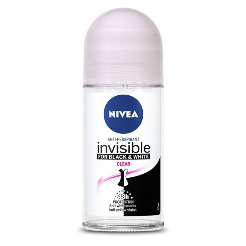 🌹 Lăn khử mùi Nivea Invisible for Black&White - 50ml