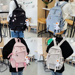 Balo Đi Học Nam Nữ Thời Trang Hàn Quốc Nhiều Ngăn Tiện Dụng Chống Thấm Nước