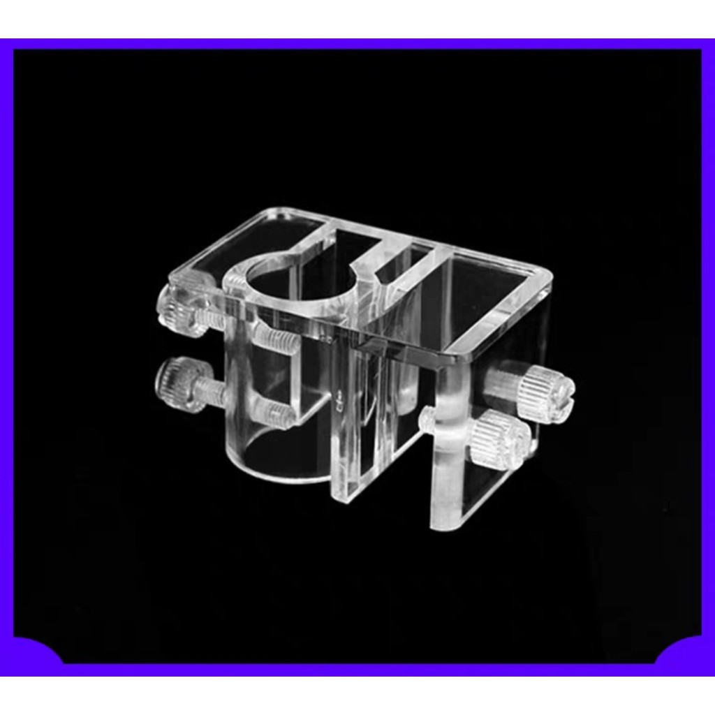 Kẹp ống in out Mica- Kẹp giữ ống in out bể thủy sinh