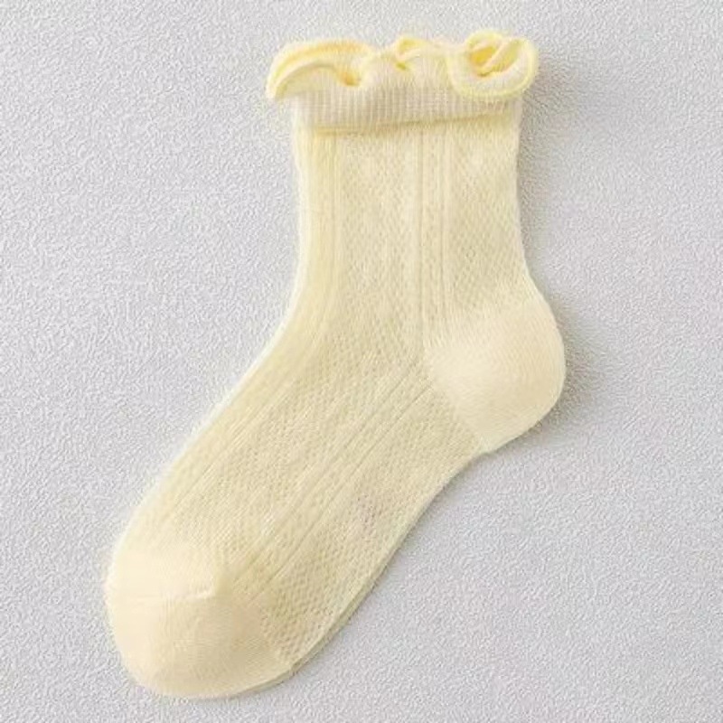 Vớ Công Chúa Phối Ren Lưới Siêu Mỏng Thoáng Khí Cho Bé Gái