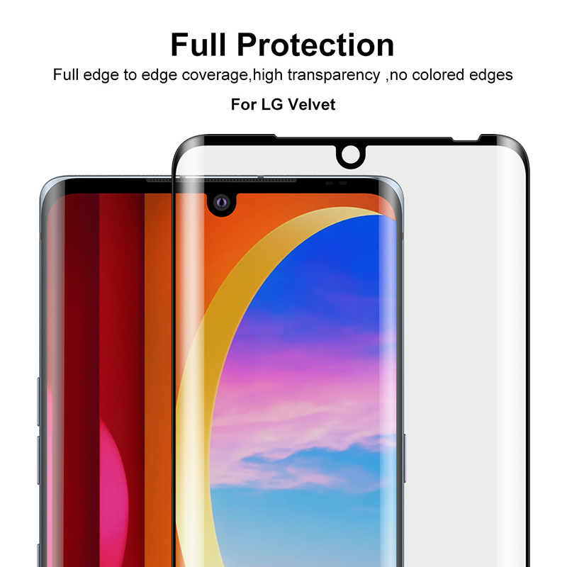 LG Kính Cường Lực 3d Viền Cong Bảo Vệ Màn Hình Điện Thoại Lg