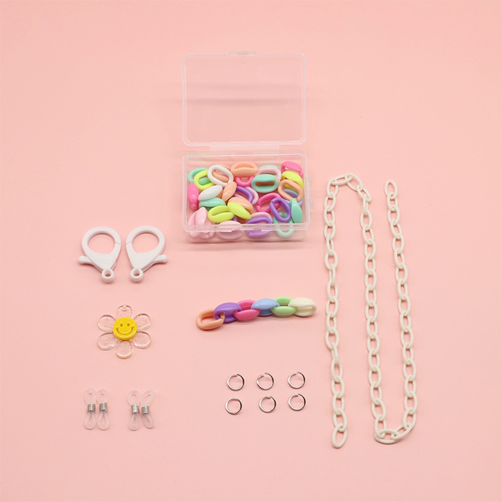 Dây Xích Bằng Acrylic Màu Sắc Kẹo Ngọt Dùng Làm Mặt Vòng cổ/ Túi Xách Độc Đáo DIY