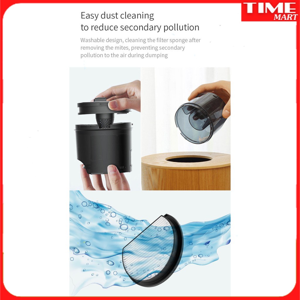 Máy hút bụi giường nệm cầm tay loại bỏ Mite Deerma CM1000 [TIME_MART siêu thị tiện ích gia đình]