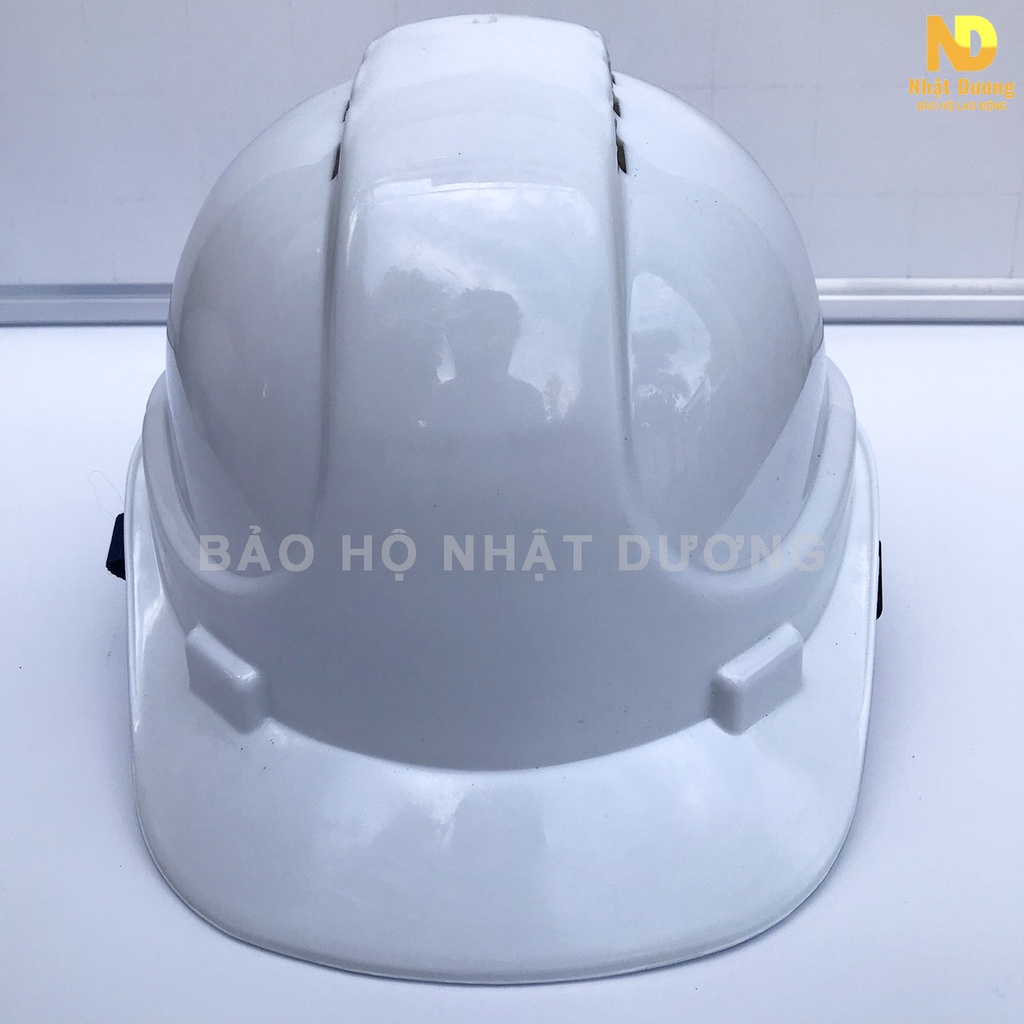 Mũ bảo hộ lao động có lỗ thông hơi thoát khí 011 khóa vặn, Nón lao động bảo vệ đầu cho công nhân kỹ thuật
