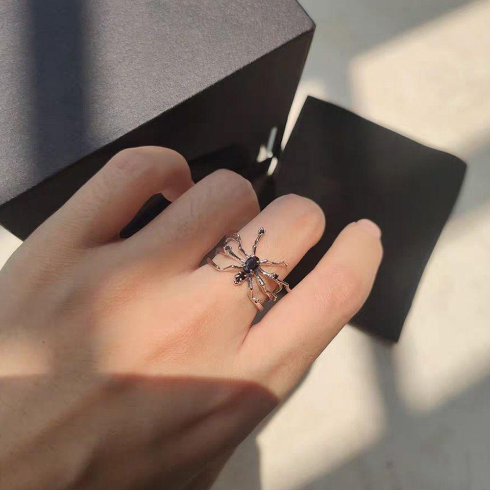 Nhẫn Hở Hình Nhện Phong Cách Gothic Cổ Điển Thời Trang Cho Nữ|Nhẫn Đuôi Dài Phong Cách Hàn Quốc Thời Trang