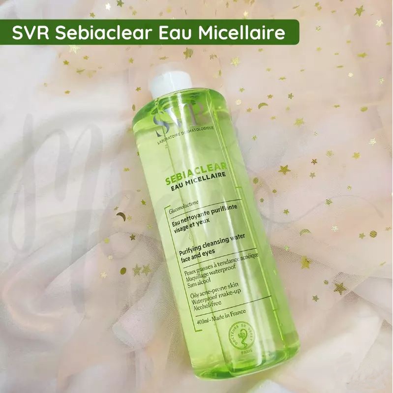 Nước Tẩy Trang SVR Sebiaclear Eau Micellaire Cho Da Dầu Mụn, Nhạy Cảm 400ml