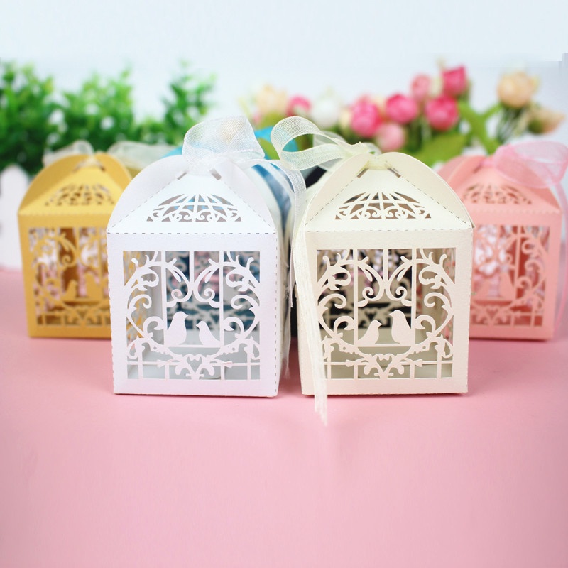 Bộ 10 Hộp Đựng Kẹo Hình Chú Chim Xinh Xắn
