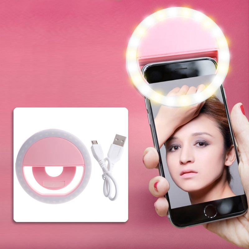 Vòng Đèn LED Hỗ Trợ Chụp Ảnh Selfie Cho Điện Thoại Android
