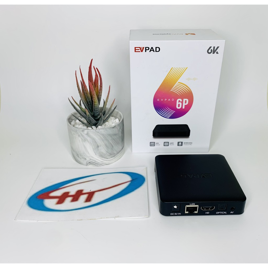 Tivi box EVPAD 6P Ram 4G + Rom 64G Android 10.0 Xem Truyền Hình Quốc Tế Miễn Phí Có Remote Hỗ Trợ Voice