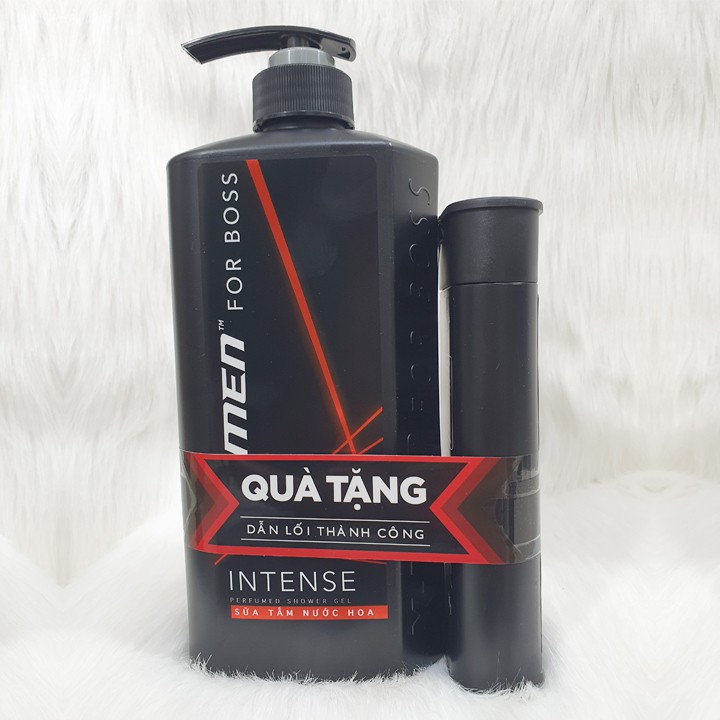 Combo Sữa Tắm Xmen For Boss Intense 650g + Sữa Tắm Xmen For Boss 180g