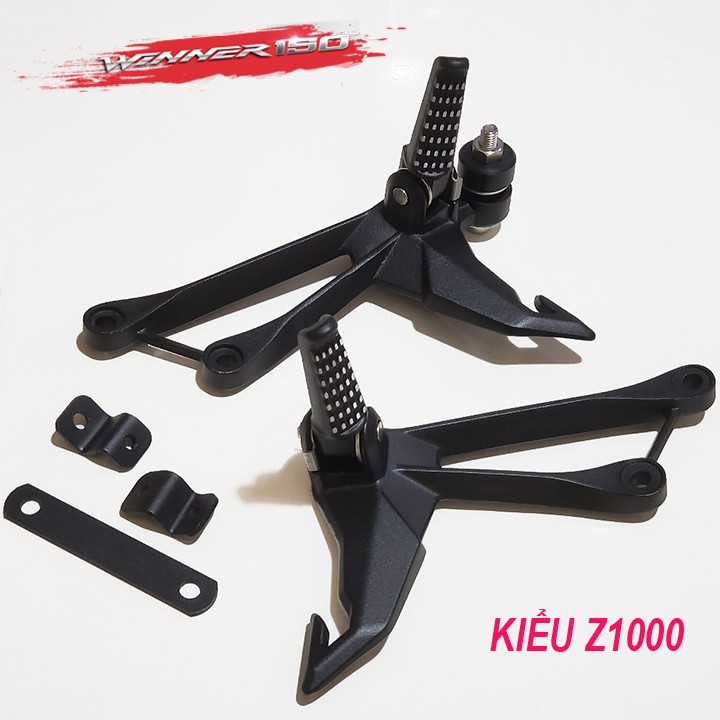 GÁC CHÂN WINNER KIỂU Z1000 ĐEN