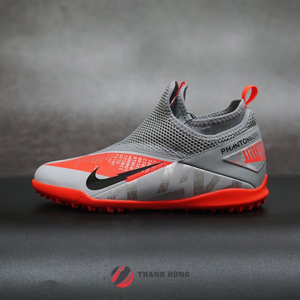 GIÀY ĐÁ BÓNG CHÍNH HÃNG NIKE JR. PHANTOM VSN 2 ACADEMY DF TF - CD4078-906 - XÁM/ĐỎ