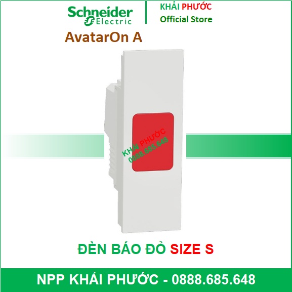 ĐÈN BÁO ĐỎ SIZE S M3TNRD_WE SCHNEIDER AVATARON A - KHẢI PHƯỚC ELECTRIC