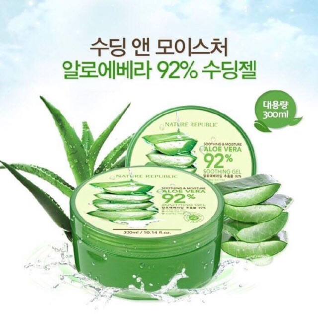 Gel lô hội Soothing &amp; Moisture Aloe Vera 92% Nature Republic