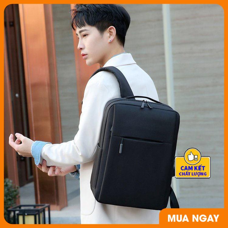 Balo laptop 14 inch cho nam,nữ đẹp và chống sốc dùng đi làm,đi học và đi du lịch kèm dây USB ST0031