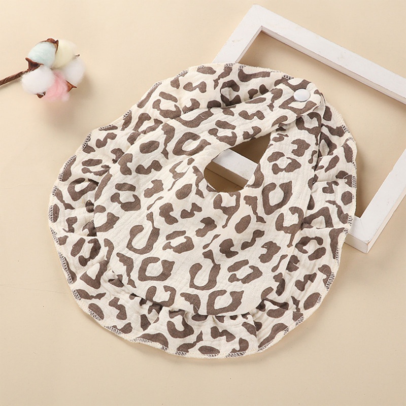 Yếm Ăn Cotton Siêu Mềm In Họa Tiết Dễ Thương Dành Cho Các Bé