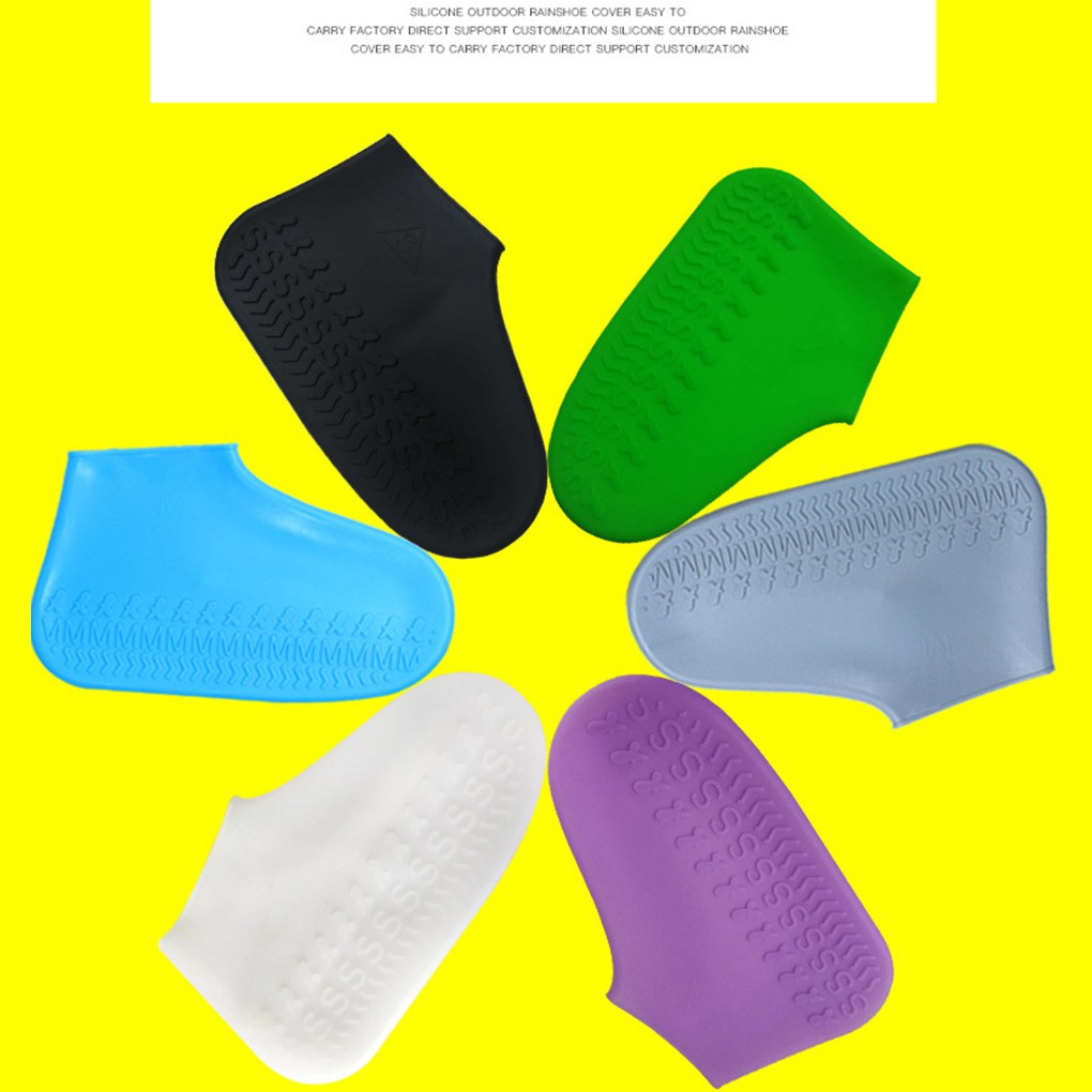 Vỏ bọc giày bằng silicon chống trượt bảo vệ đi trời mưa