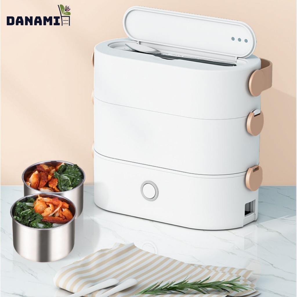 [MẪU 2021 MỚI NHẤT] Hộp cơm hâm nóng – Hộp cơm Cắm Điện, Giữ Nhiệt tốt - 2 tầng 4 bát - Văn Phòng hâm 5 phút tiện lợi | BigBuy360 - bigbuy360.vn