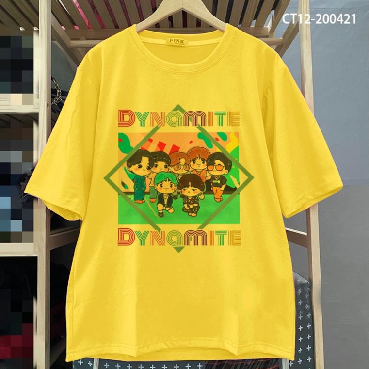 Áo Thun BTS Dynamite Chibi - CT12-200421