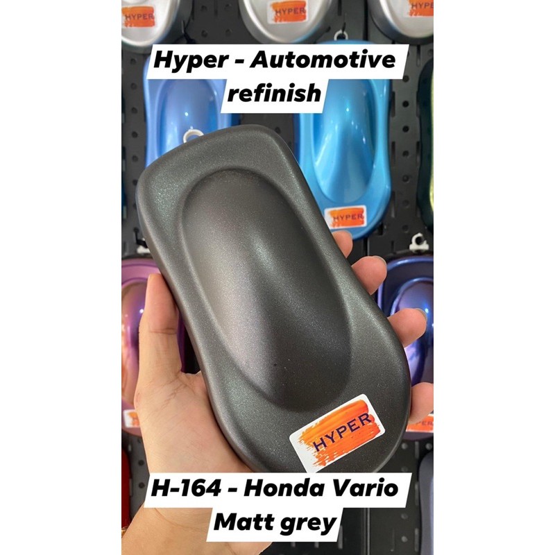 Sơn Hyper màu Xám Đen Mờ Honda Vario H-164 (Lon 1 lít)