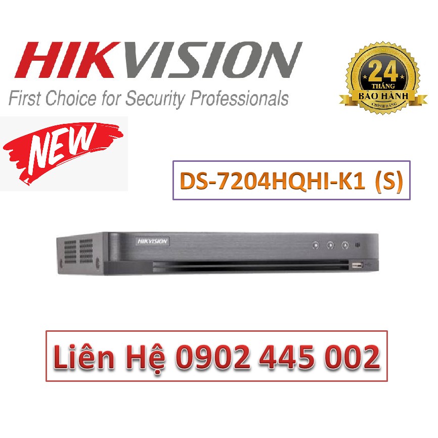 Đầu Ghi Hình Camera HIKVISION DS-7204HQHI-K1 (S)