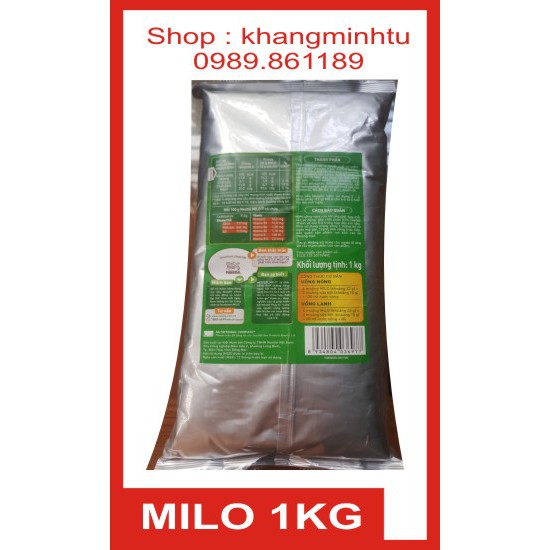 Bột Milo 1kg - Nestle (date tháng 01/2023)
