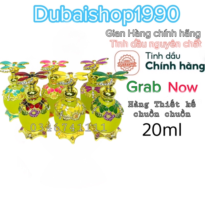 Tinh dầu nước hoa Dubai mẫu chuồn đỏ hàng thiết kế cao cấp