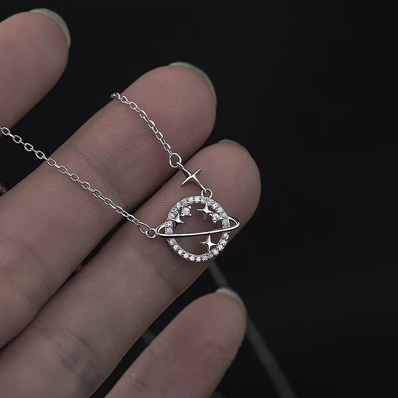 Dây chuyền bạc 925 dây mảnh đính đá dành cho nữ - Twinkle Silver