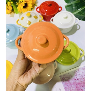 Chén Sứ Ăn Dặm Có Nắp Size To Cho Bé