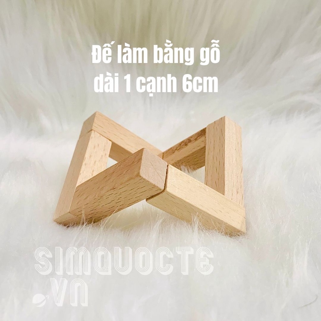 [Loại to và đế gỗ] Đèn ngủ hình mặt trăng dễ thương trang trí phòng ngủ ĐC01